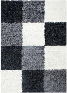 Breno Kusový koberec LIFE 1501 Black , Černá, Vícebarevné, 60 x 110 cm
