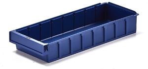 AJ Produkty Plastový box DETAIL, 500x188x80 mm, modrý