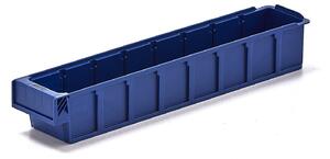 AJ Produkty Plastový box DETAIL, 500x94x80 mm, modrý
