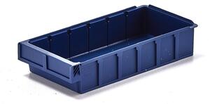 AJ Produkty Plastový box DETAIL, 400x188x80 mm, modrý