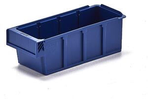AJ Produkty Plastový box DETAIL, 300x115x100 mm, modrý