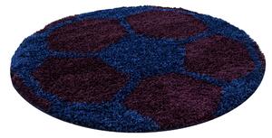 Ayyildiz koberce Dětský kusový koberec Fun 6001 navy - 100x100 (průměr) kruh cm