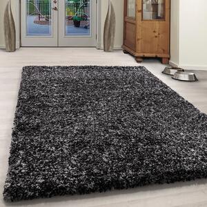 Ayyildiz, Moderní kusový koberec Enjoy 4500 anthrazit | Černá Typ: 80x150 cm