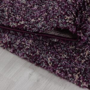 Ayyildiz Kusový koberec ENJOY 4500, Lila Rozměr koberce: 80 cm KRUH