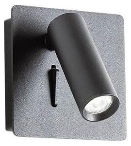 Redo 01-2340 - LED Nástěnné bodové svítidlo TOMIX LED/3,2W/230V černá
