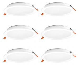 Osram - SADA 6x LED Podhledové svítidlo ESSENTIAL LED/18W/230V pr. 22 cm bílá