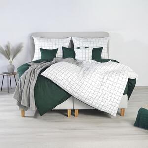DARRÉ Saténové povlečení Royal Dream - dark green Velikost: 140 x 200 + 70 x 90