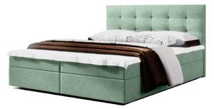 Čalouněná postel LAKE 2 + rošt + matrace, 140x200, cosmic16