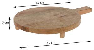 Excellent Houseware Krájecí prkénko Mango, mangové dřevo, (FI) 30 cm