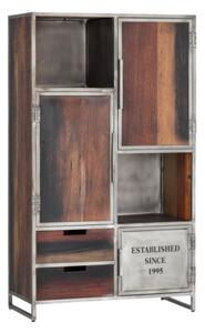 (3884) JERSEY industriální skříňka recyklované dřevo 90cm
