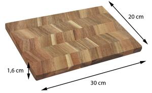 Excellent Houseware Prkénko na krájení Wood, akácie, 30x20 cm