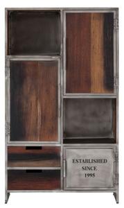 (3884) JERSEY industriální skříňka recyklované dřevo 90cm