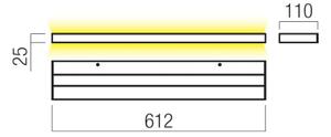 Redo 01-3554 - LED Nástěnné svítidlo SEED LED/30W/230V bílá
