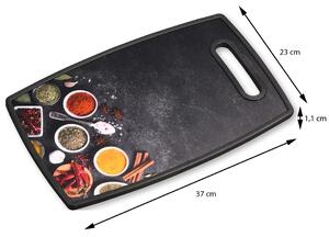Prkénka na krájení Spices, kombinace barev, 37x23 cm