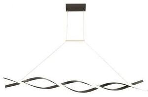 LED Lustr na lanku TWIST LED/37W/230V 4000K 120 cm černá