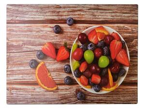 Krájecí prkénko Aria Fruits, kombinace barev, 40x30 cm