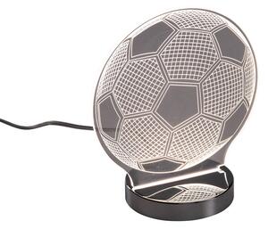 Neonová stolní lampa transparentní vč. LED stmívatelná do teplého světla - Soccer