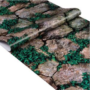 Samolepící tapety 45 cm x 10 m IMPOL TRADE Q1805 kameny s popínavou rostlinou samolepící tapety