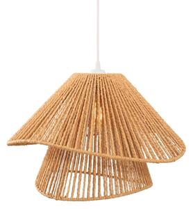 MAXLIGHT P0578 - Lustr na lanku AMALFI 1xE27/15W/230V pr. 45 cm béžová