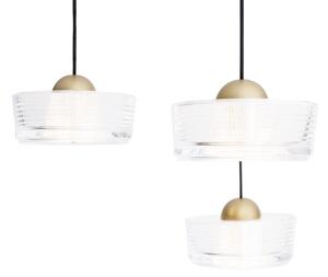 MAXLIGHT P0543 - LED Lustr na lanku LIPARI LED/22W/230V pr. 35 cm čirá