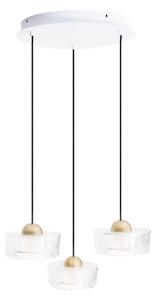 MAXLIGHT P0543 - LED Lustr na lanku LIPARI LED/22W/230V pr. 35 cm čirá