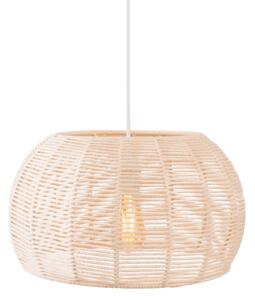 MAXLIGHT P0583 - Lustr na lanku PRASLIN 1xE27/15W/230V pr. 39 cm béžová