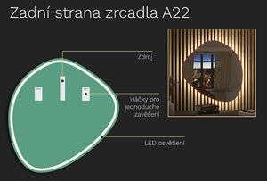 Organické LED zrcadlo s osvětlením A22