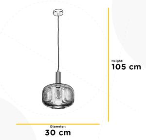 ONLI - Lustr na lanku DOROTY 1xE27/15W/230V bílá/lesklý chrom