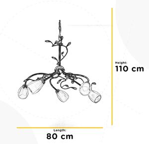 ONLI - Lustr na řetězu SHARON 5xE14/6W/230V