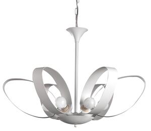 ONLI - Lustr na řetězu SERENA 6xE14/6W/230V bílá