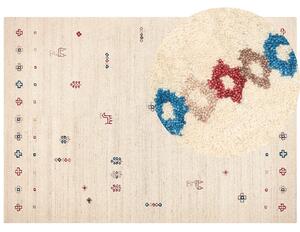 Vlněný koberec gabbeh 200 x 300 cm béžový SULUCA