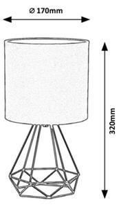 Rabalux - Stolní lampa 1xE14/40W/230V černá