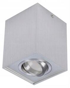 AZZ AZ0991 Stropní bodové přisazené svítidlo Azzardo Eloy 1 aluminium AZ0991 GU10 1x50W IP20 9,5cm hranaté hliníkové - AZZARDO