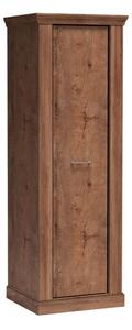 Jednodveřová skříň AILISH - šířka 67 cm, jasan světlý