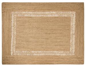 Jutový koberec 300 x 400 cm béžový YENIKOY