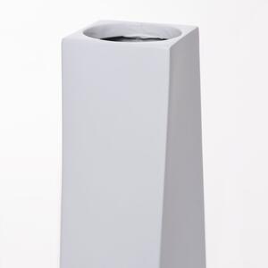 Stojan na svíčky/váza HYDRON, sklolaminát, výška 100 cm, bílý