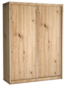 Skříň s posuvnými dveřmi BERLINA 2 - šířka 180 cm, dub artisan