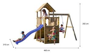 Dětské hřiště s modrou skluzavkou Play Basic 003