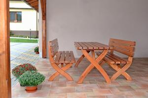 Zahradní stůl WOOD II 160 cm Exteriér | Zahradní stoly