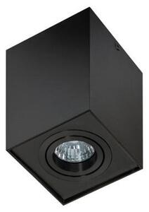 AZZ AZ2137 Stropní bodové přisazené svítidlo Azzardo Eloy 1 black/black AZ2137 GU10 1x50W IP20 9,5cm hranaté černé - AZZARDO