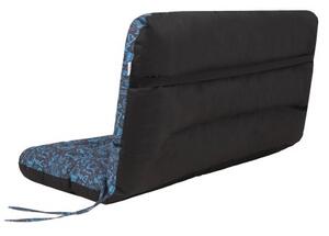 Polštář na houpačku ANIA 120 cm coffee, modrý