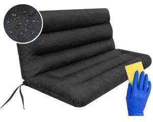 Polštář na houpačku ANIA 120 cm černý