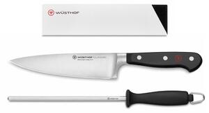 Wüsthof Sada kuchařského nože CLASSIC, ochrany ostří a ocílky 401set29