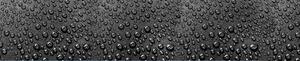 Grace Kuchyňská zástěna ABS plast Drops on black 3000x600mm 1,5mm