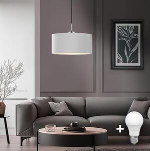 Eglo - LED Lustr na lanku TUNJA 1xE27/60W/230V bílá