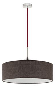 Eglo - LED Lustr na lanku TUNJA 1xE27/60W/230V hnědá