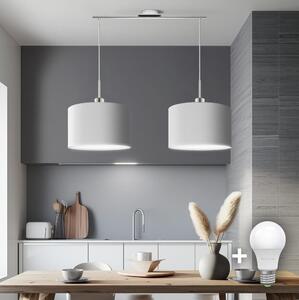 Eglo - LED Lustr na lanku TUNJA 2xE27/60W/230V bílá