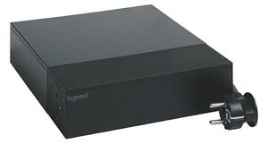Legrand 049430 - Multimediální HUB s vypínačem 4Z Typ E + 4Z Typ C 2m černá