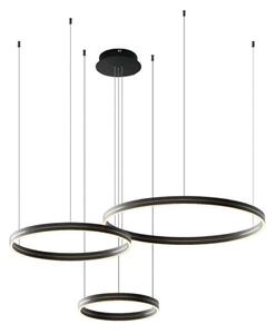 LED Lustr na lanku GRAVITY LED/108W/230V černá