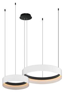 LED Lustr na lanku ORBITA LED/72W/230V bílá/černá